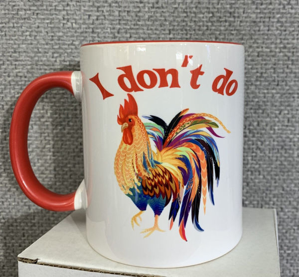 Picture of I don't do (cock) (lesbian humour)  - CERAMIC MUG