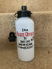 Picture of Metal Sports Water Bottle with 2 lids and a carabiner clip saying "Always be yourself unless you can be a Unicorn, then always be a Unicorn"