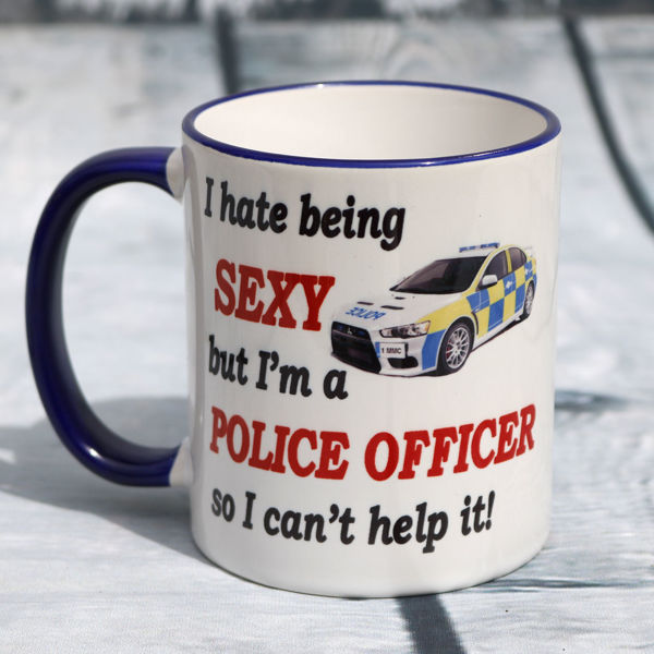 Picture of I hate being SEXY but I'm a Police Officer so I can't help it  - CERAMIC MUG