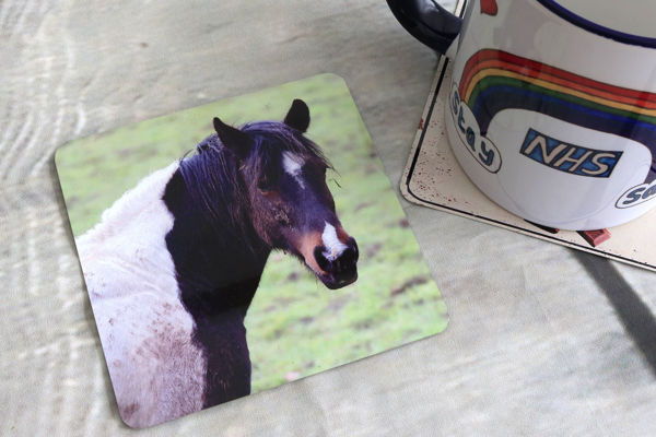 Picture of Horse #1 - Aluminium Drinks Coaster