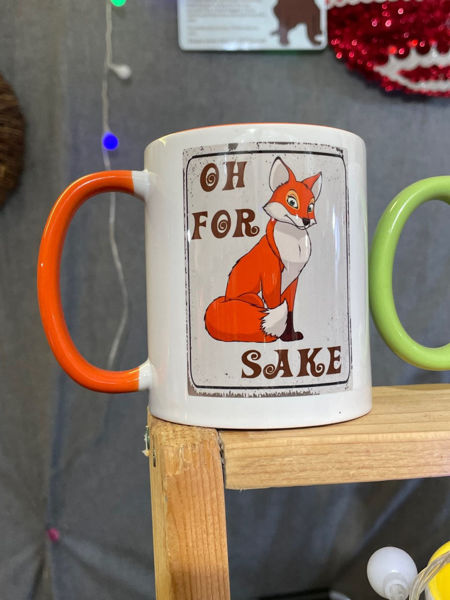 Picture of Oh for (fox) sake- CERAMIC MUG
